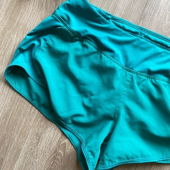 Nike Dri-fit running shorts, teal blue. Inner lining. Women’s size M - Picture 3 of 5